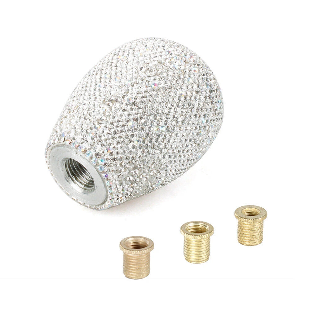 Bling Gear Shift Knob with Crystal for Manual/Automatic Transmission