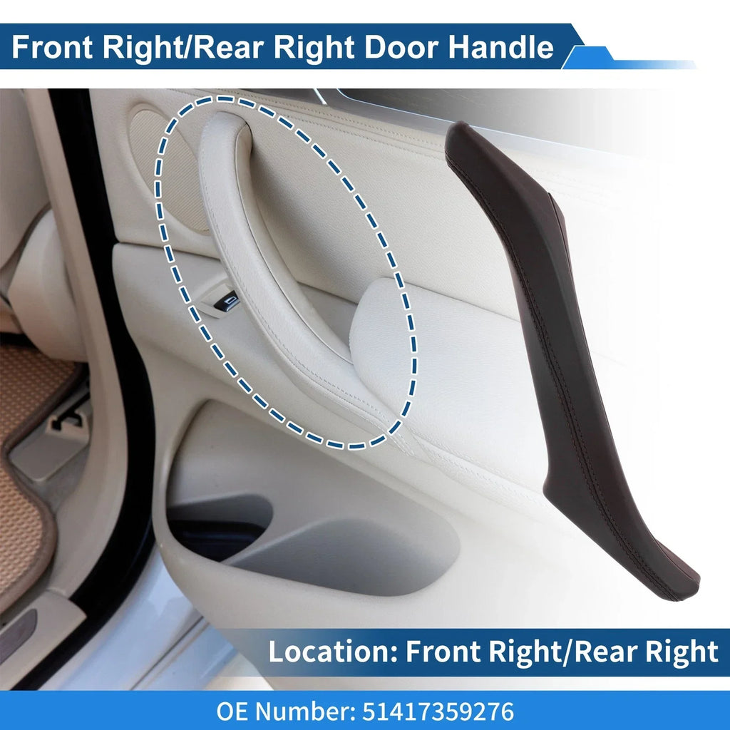 Inner Door Panel Handle for BMW F10 F11 F18 Deep Brown (2010 - 2017)