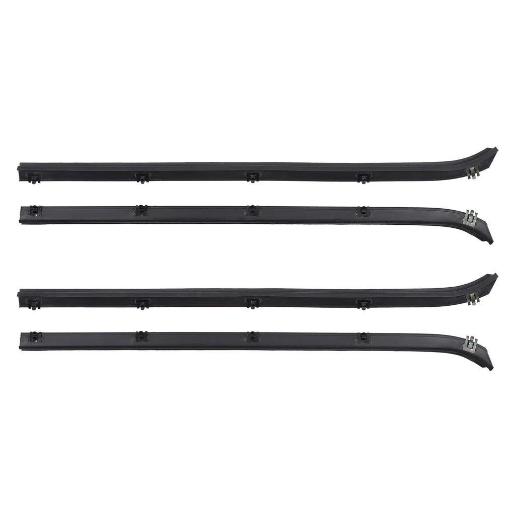 Set of 4 Door Window Weatherstrip Seals for Dodge Truck D/W (1980–1993)