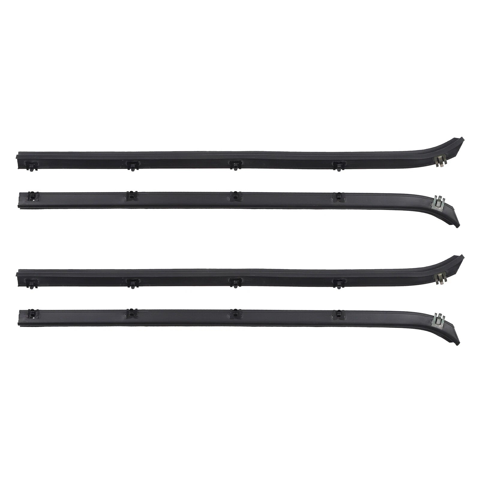Set of 4 Door Window Weatherstrip Seals for Dodge Truck D/W (1980–1993)