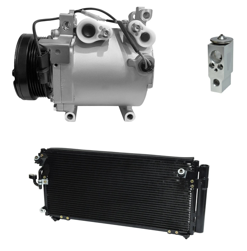 AC Compressor Kit with Condenser for Chrysler Sebring 2.4L (2005–2010)