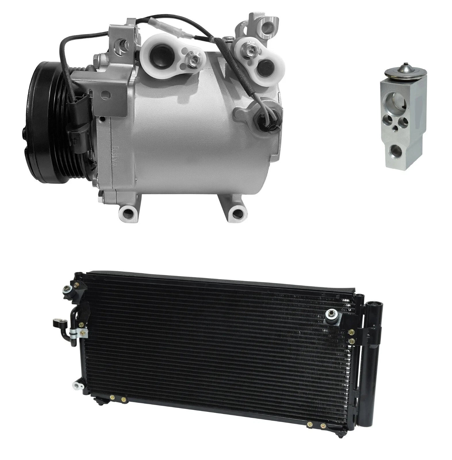 AC Compressor Kit with Condenser for Chrysler Sebring 2.4L (2005–2010)