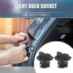 2X Front Turn Signal Light Bulb Sockets No.63117159571 for BMW 325i 330i (2001–2006)
