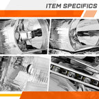 LED DRL Strip Headlight for Chevy Silverado (2007–2014) - Chrome Housing
