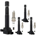 Set of 4 Ignition Coils & Spark Plugs for Acura TSX (2009–2014)