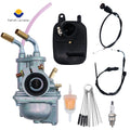 Carburetor Air Filter Box & Throttle & Choke Cable for Yamaha PEEWEE PY50 PW50