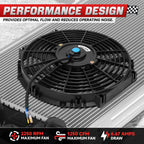 Aluminum Radiator + 10" Fans for Miata MX5/MX-5 Roadster (NB)