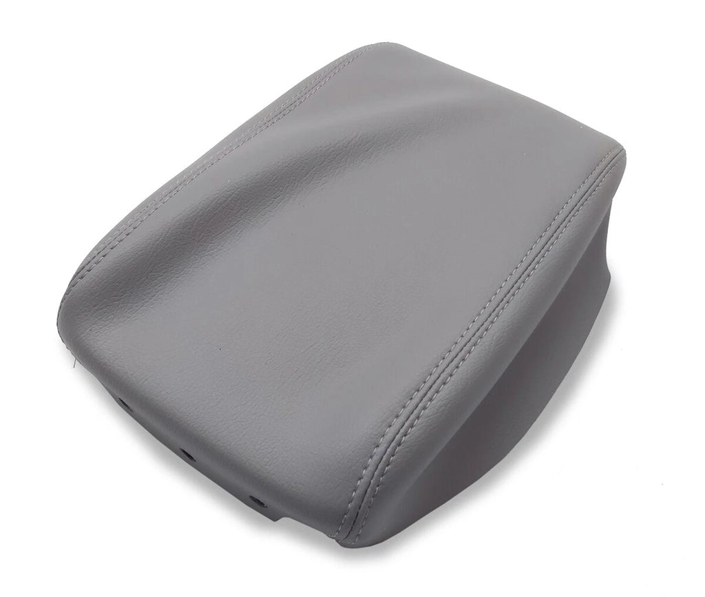 Console Lid Armrest Cover for Subaru Forester (2019–2024) Gray PVC Leather