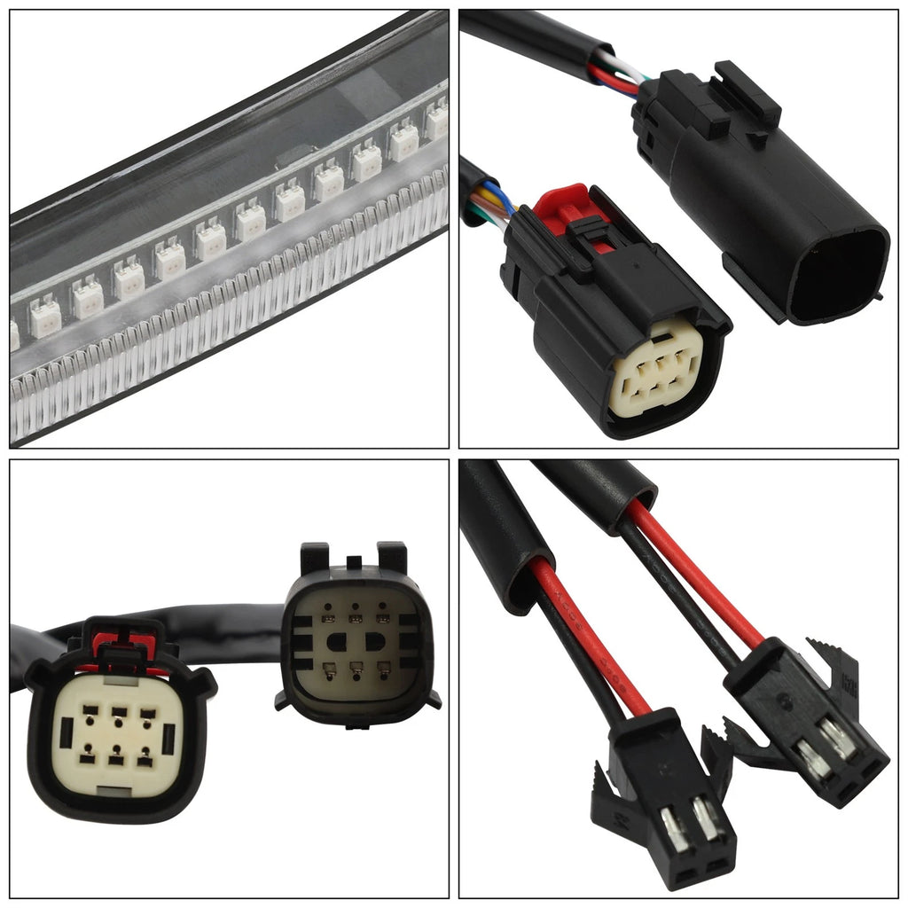 Saddlebag LED Light Run Brake Turn Signals for Harley Touring FLHT (2014–2024)