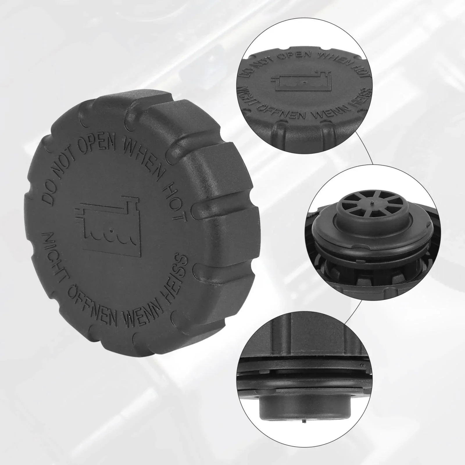 Radiator Cap Coolant Tank Expansion Cover for Mercedes-Benz 300SL (1990-1993)