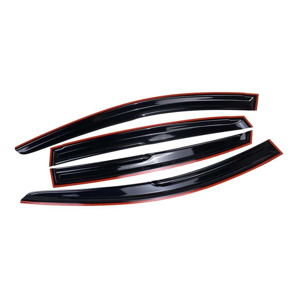 Mugen Style Window Visors Rain Guard for Subaru Impreza Hatchback (2017–2023)