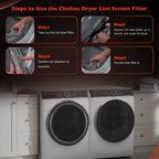 Dryer Lint Filter Trap Screen for GE Clothes Dryer (Various Models)