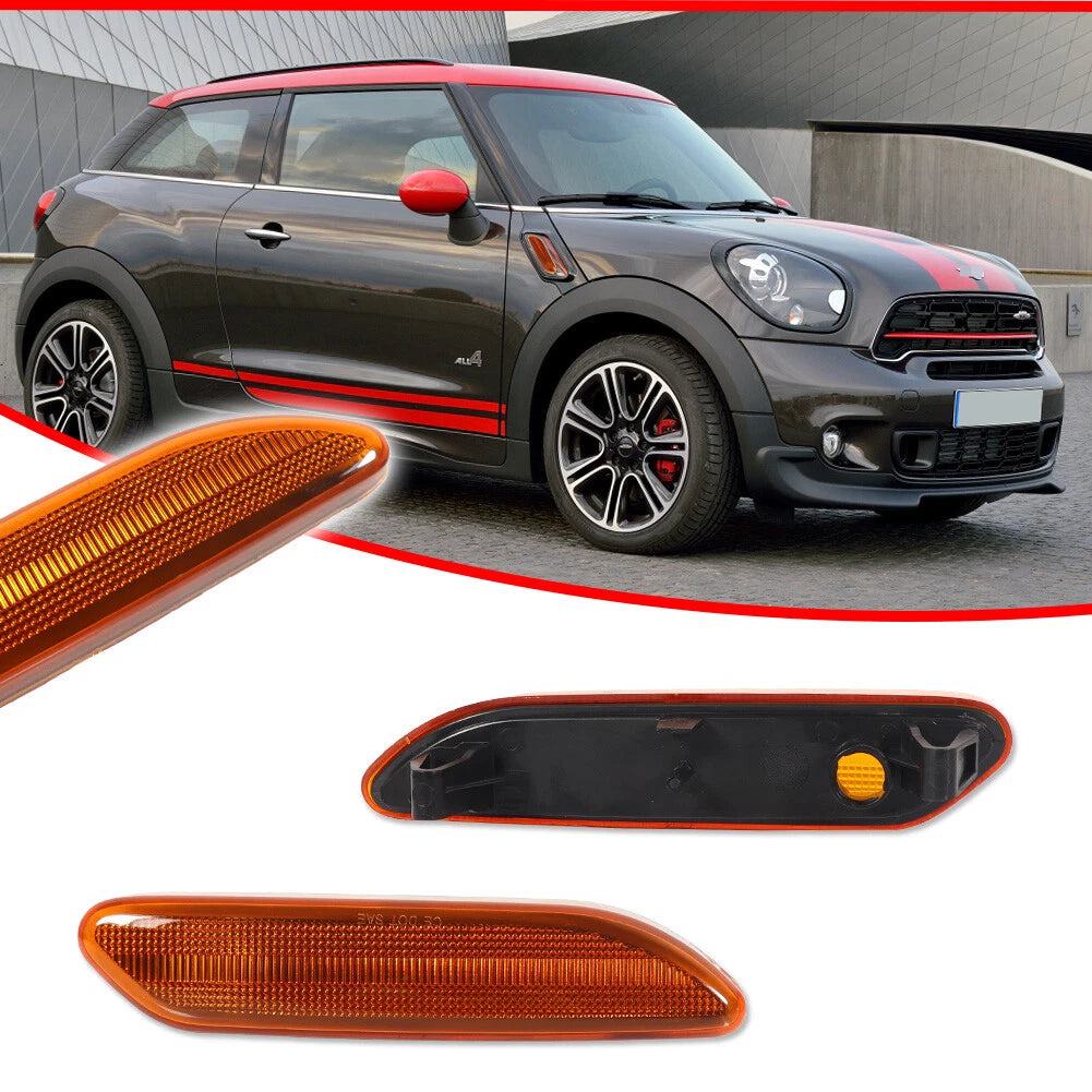 Amber Front Side Marker Lights for Mini Cooper Countryman (2012–2017)