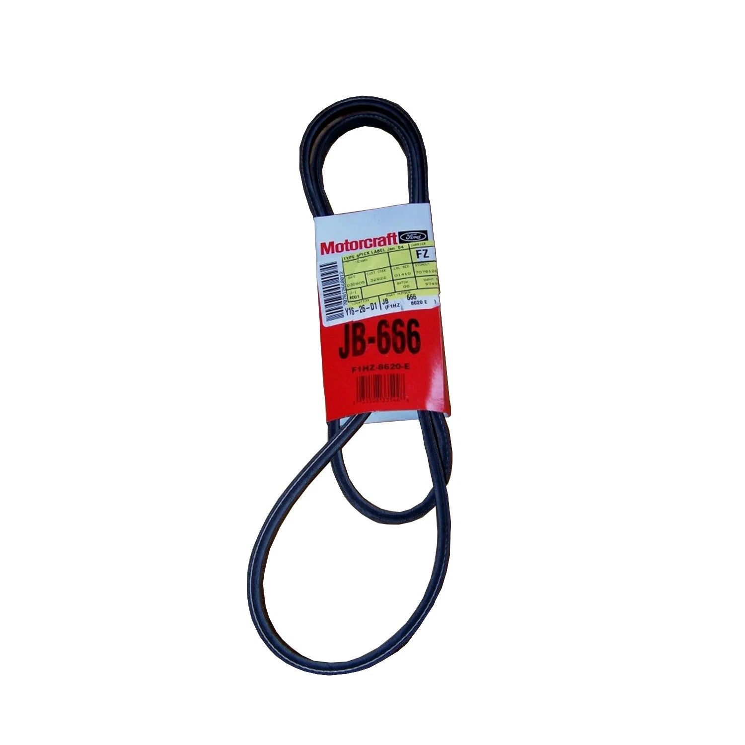 Motorcraft OEM JB-666 Accessory Drive Belt for Dodge D100 W100 (1972–1980)