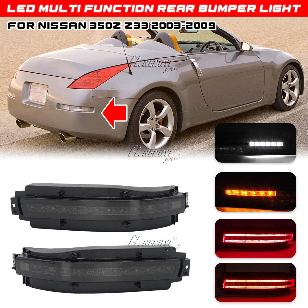 Sequential LED Rear Fog Brake Reverse Signal Lamp for Nissan 350Z Z33 (2003–2009)