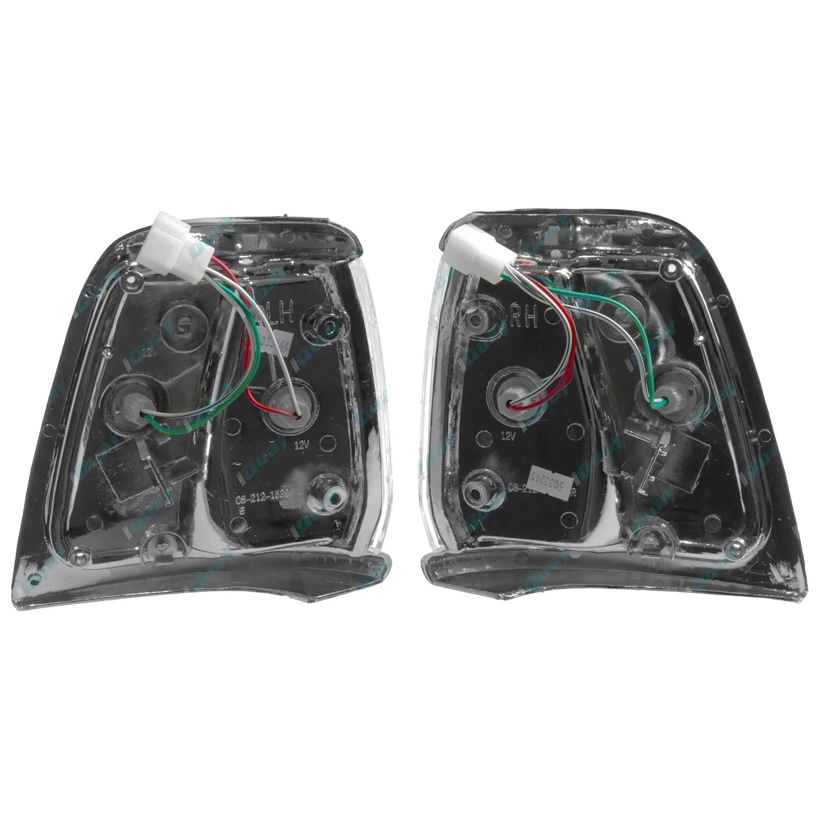 LH+RH Chrome Corner Lights Pair for Toyota Hilux LN85 RN85 4cyl 2.4L 1991-1997