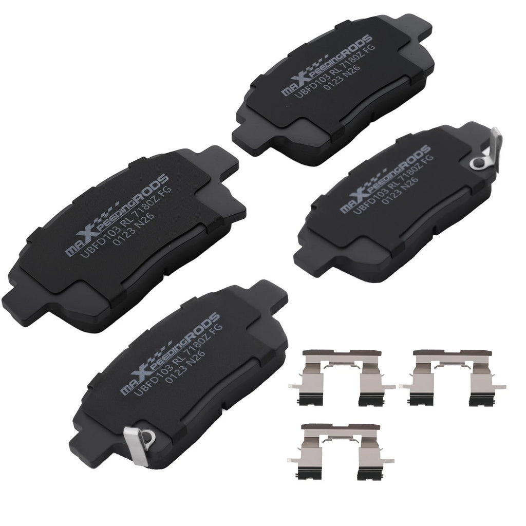 Front Ceramic Brake Pads Kit for Toyota Celica (2000), Echo (2001–2005), Prius (2001–2009)
