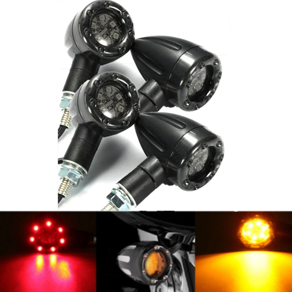 4X LED Turn Signals for Harley Sportster XL 1200 883 (2004–2023)