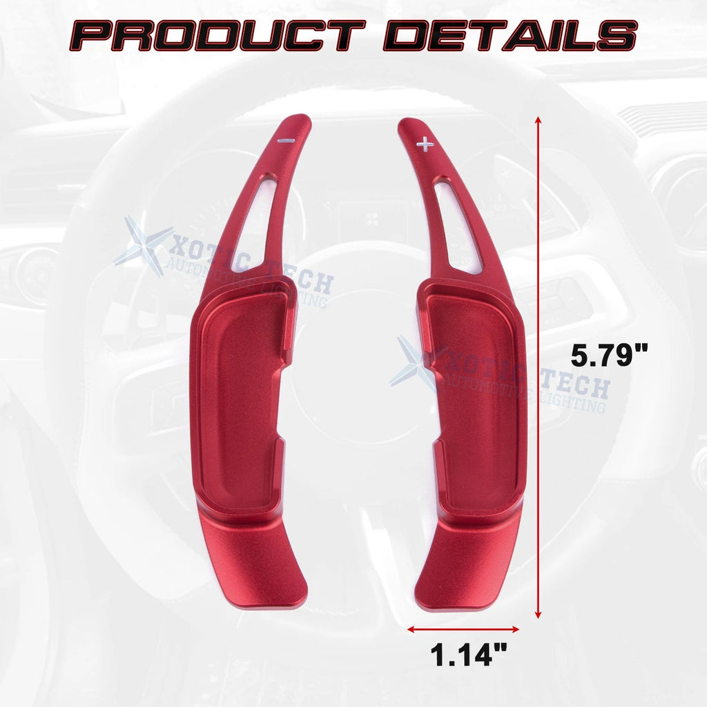 Red Aluminum Paddle Shifter Extension for Mazda (2014-2020)