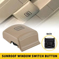 Window Sunroof Switch Button Cover Cap for C-Class W204 W212 W218 (Beige)