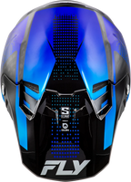 Fly Racing Formula S Carbon Helmet for Offroad (X-Large, Black/Blue)