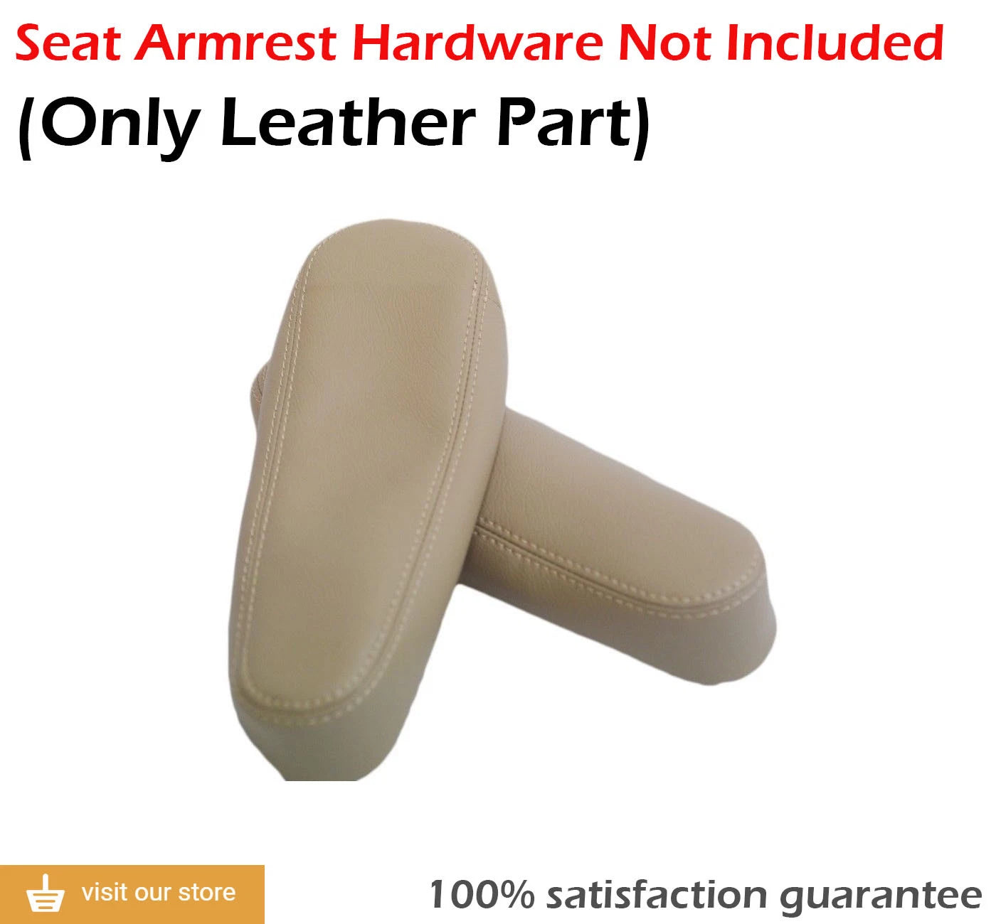 Front Seat Armrest Cover for Honda Element (2005–2011) - Beige Tan Vinyl