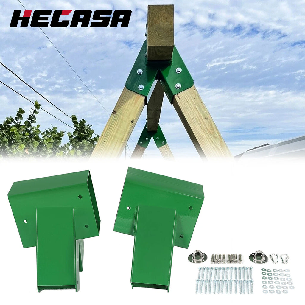 Set of 2 A-Frame Brackets for Swing Set (Fits Various Models)