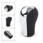 Gear Shift Knob for Toyota RAV4 (2013–2018) 6 Speed Manual Leather Silver Black