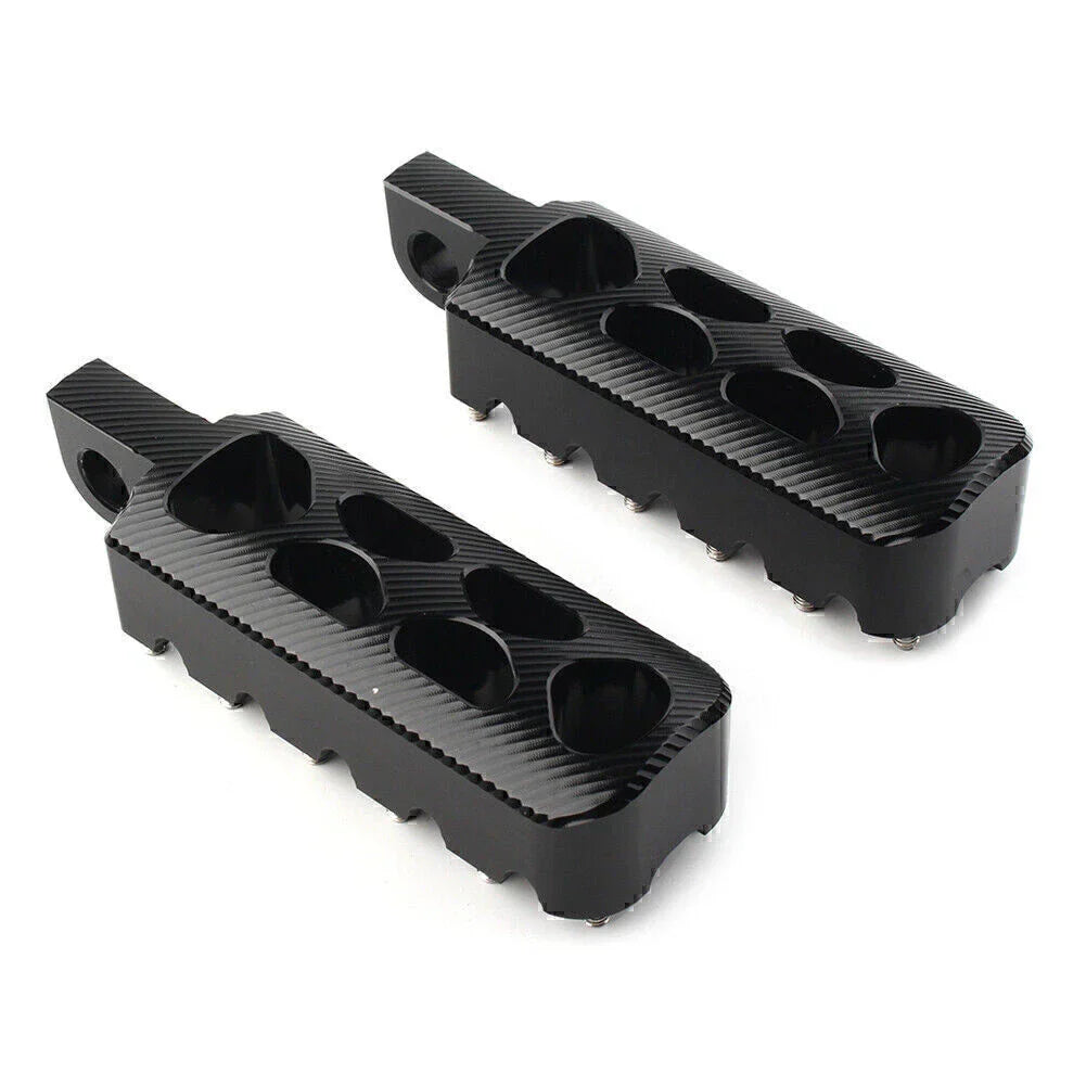 Black CNC Foot Pegs for Harley Dyna Wide Glide FXDWG FXDB FXDL FXDF (2006-2017)