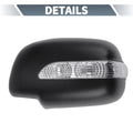 Rearview Mirror Cover Overlay Matte Black for Lexus RX330 RX300 RX350 (2003)