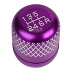 6-Speed Manual Transmission Shift Knob for JDM Vehicles - Purple