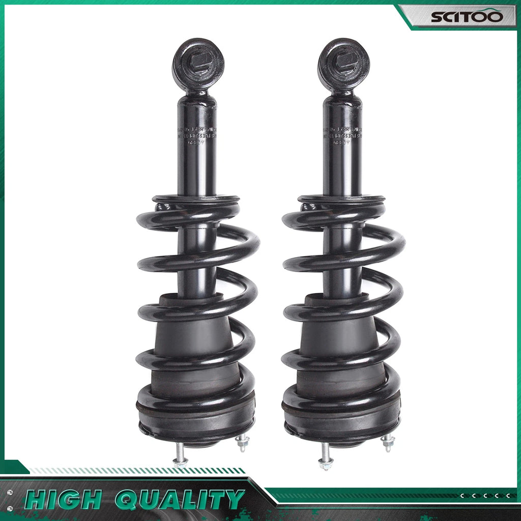 Set of 4 Front Complete Struts Springs for Silverado Sierra 1500 Tahoe (2007–2014)