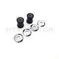 Handlebar Bushings Kit for Harley (1973–Present) - Thermoplastic Polyurethane, Black