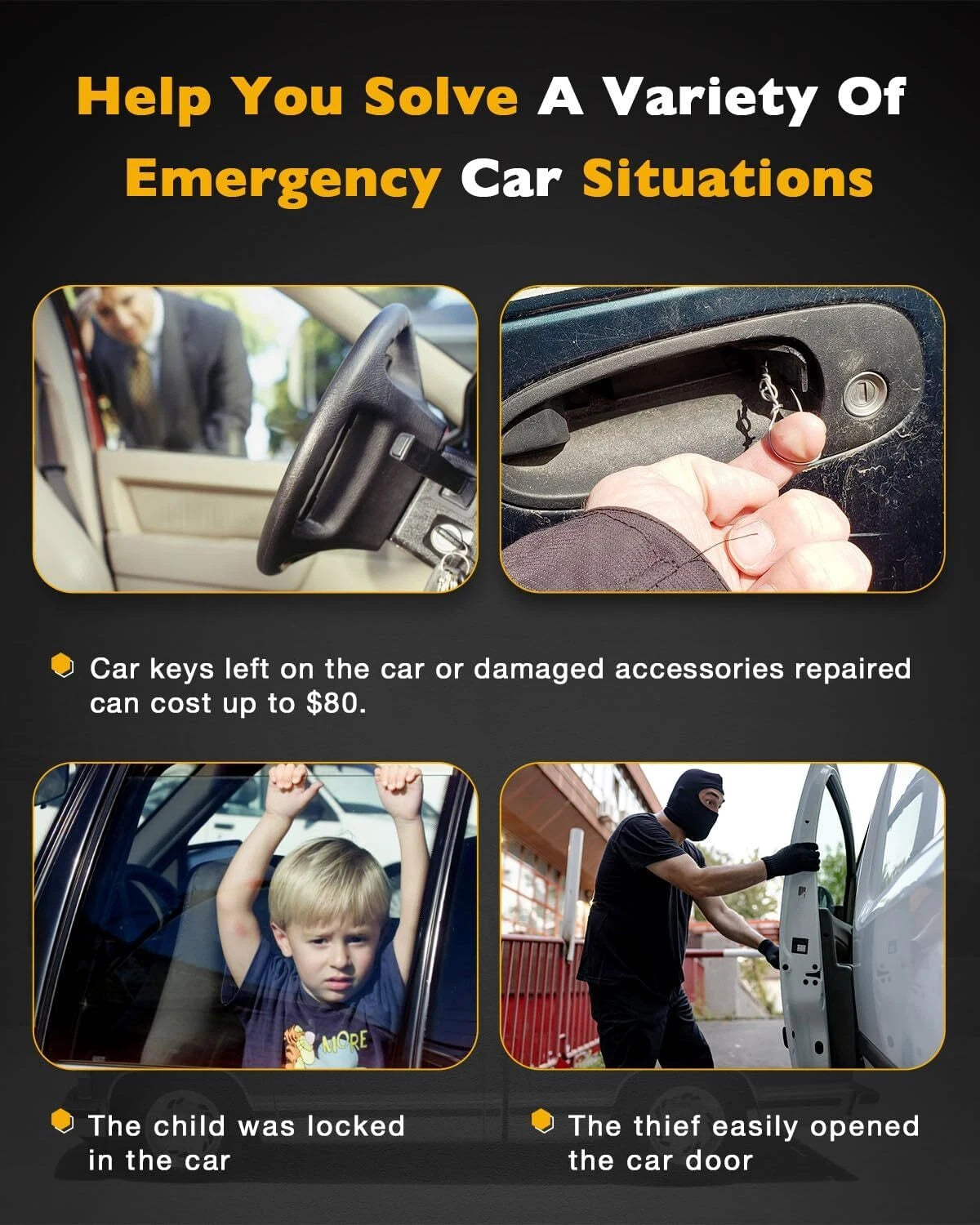 Metal Exterior Door Handle w/ Lock Cylinder & Keys for Chevy GMC C1500 (1988–2000)