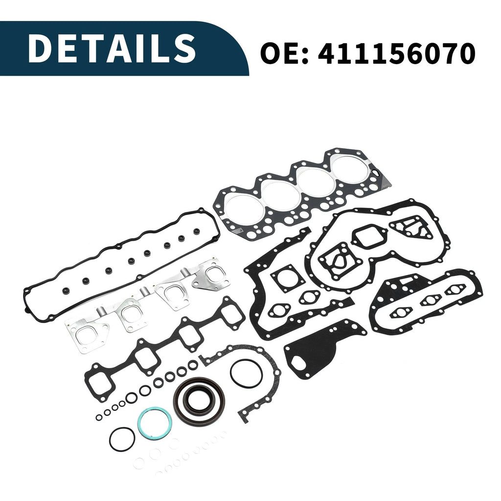 Cylinder Head Gasket Kit No. 411156070 for Toyota 14B (Years Not Specified)