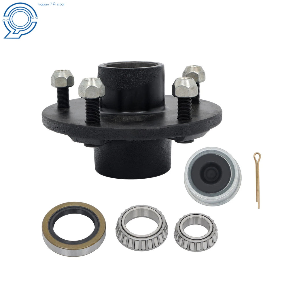 Trailer Hub Kit for 3500 lb Trailer Axle (5 Bolt, 5.5)