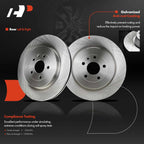 Rear Disc Brake Rotors & Pads for Ford Explorer Taurus (2010-2020)