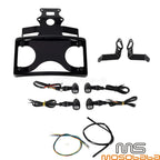 Mini LED F&R Turn Signal Tail Light License Plate Holder for Harley Sportster