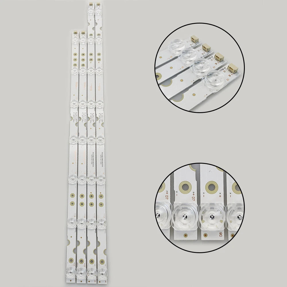 LED Strips for TCL TV 55S425 55S421 55S423 55D6 (2018–2019) 4C-LB5508-HR02J 4C-LB5507-HR02J