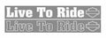 Rear Window Windshield Decal Sticker for Harley-Davidson Live To Ride (N/A)