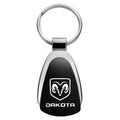 Black Teardrop Keychain - Officially Licensed for Dodge Dakota