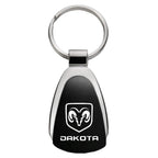 Black Teardrop Keychain - Officially Licensed for Dodge Dakota