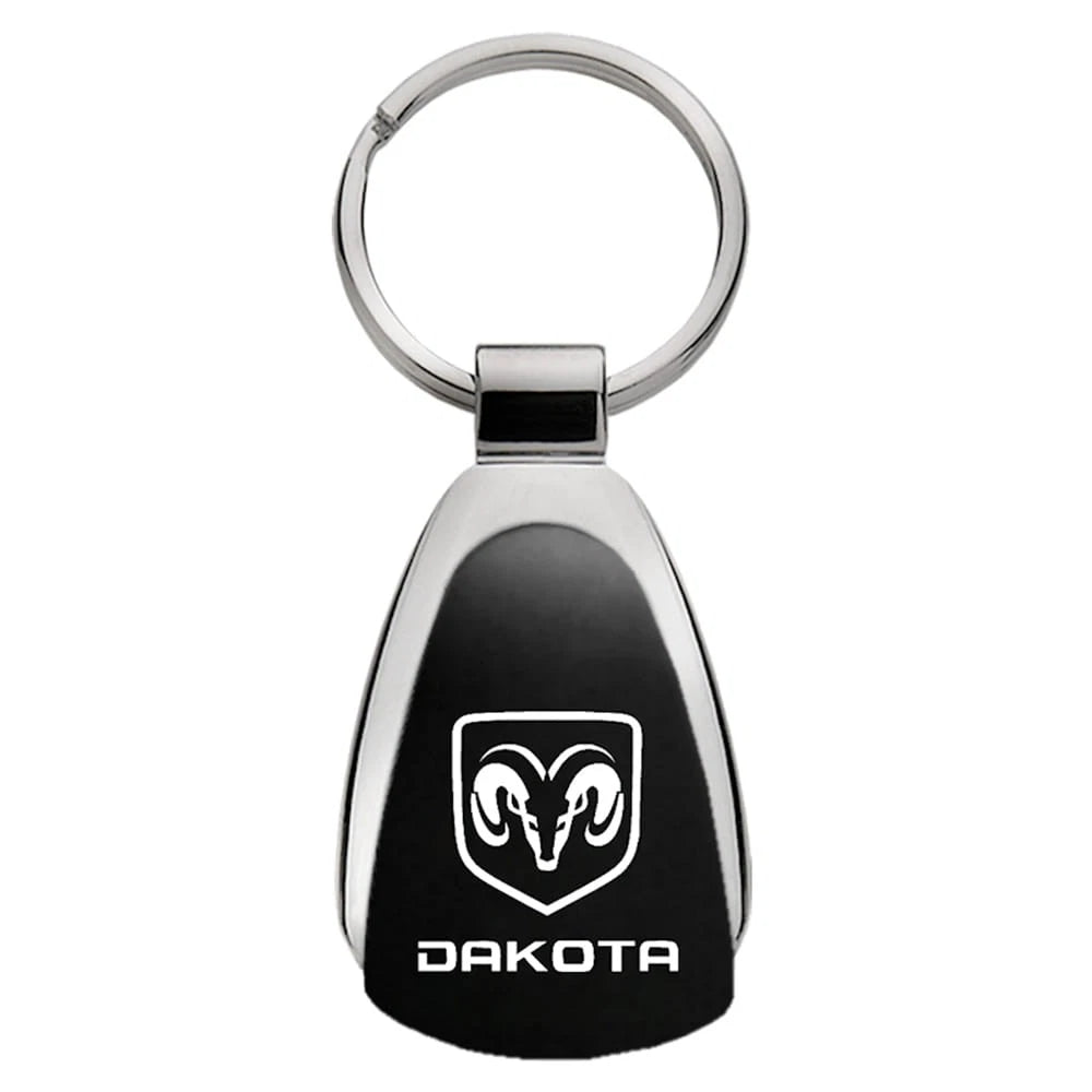 Black Teardrop Keychain - Officially Licensed for Dodge Dakota