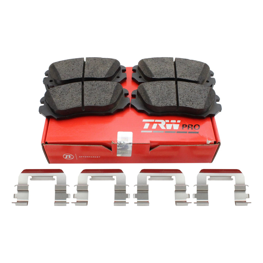 Set of 4 TRW Pro Front Ceramic Brake Pads for Buick Regal, Chevrolet Impala, GMC, Saab