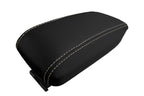 Leather Console Lid Armrest Cover for Toyota Corolla (2014–2019) Beige Stitch