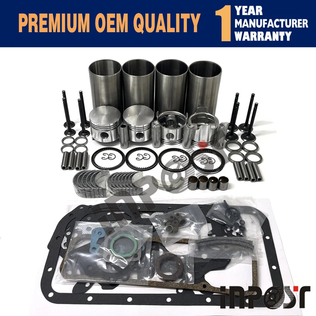 4P Overhaul Rebuild Kit for Toyota 4P Forklift FG-20 FG-15