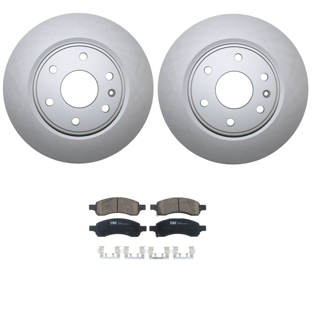Front Brake Kit 325mm Rotors TRW Ceramic Pad for Enclave Traverse Acadia (2007–2017)