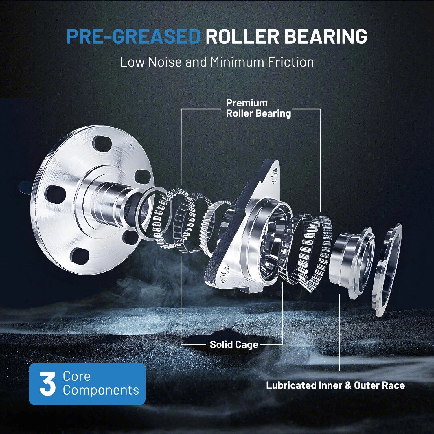 Front Wheel Hub Bearing Assembly for Chevrolet Trailblazer, SSR (2002-2009)