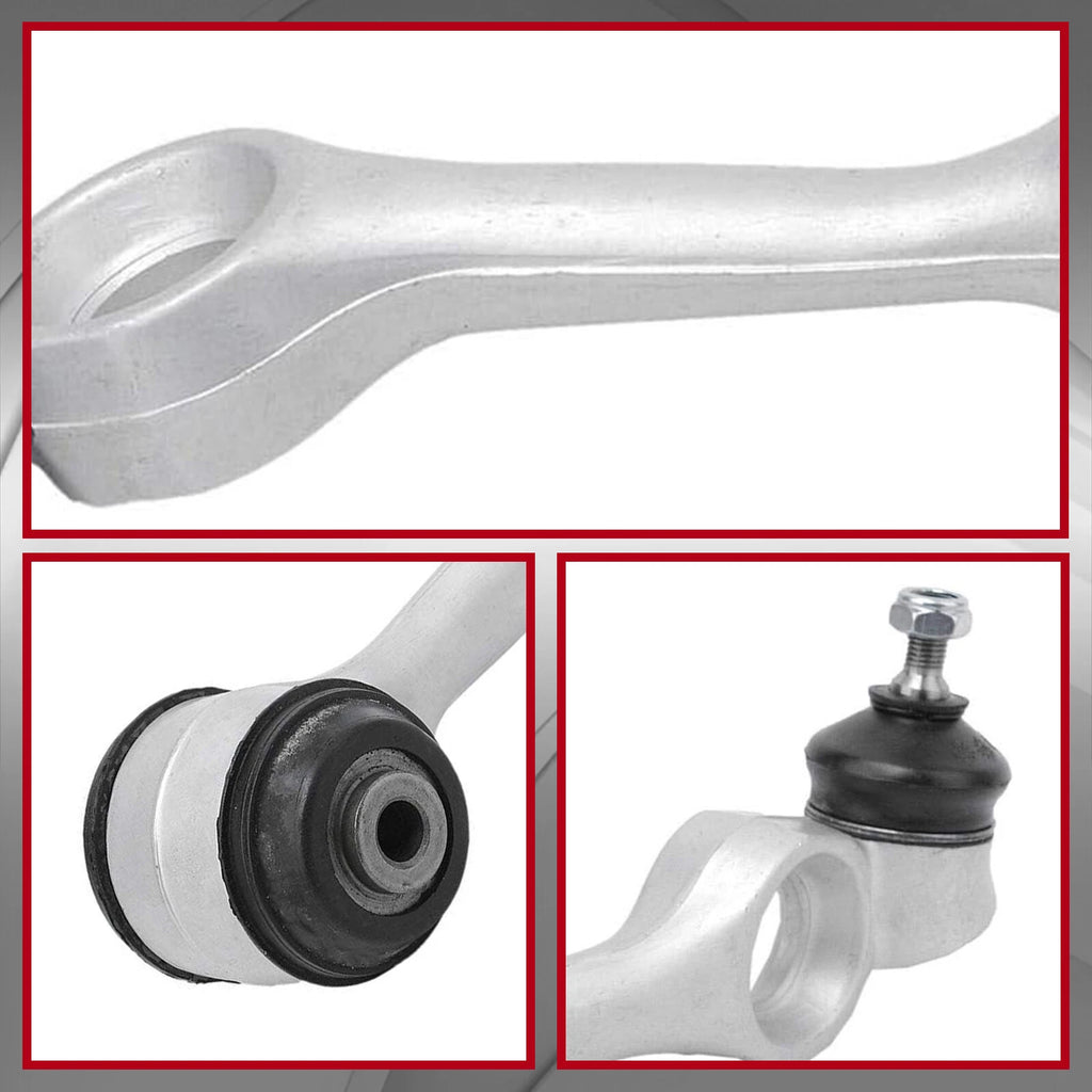 Set of 4 Front Upper Control Arms & Lower Ball Joints for Mercedes Benz (1984–1991)