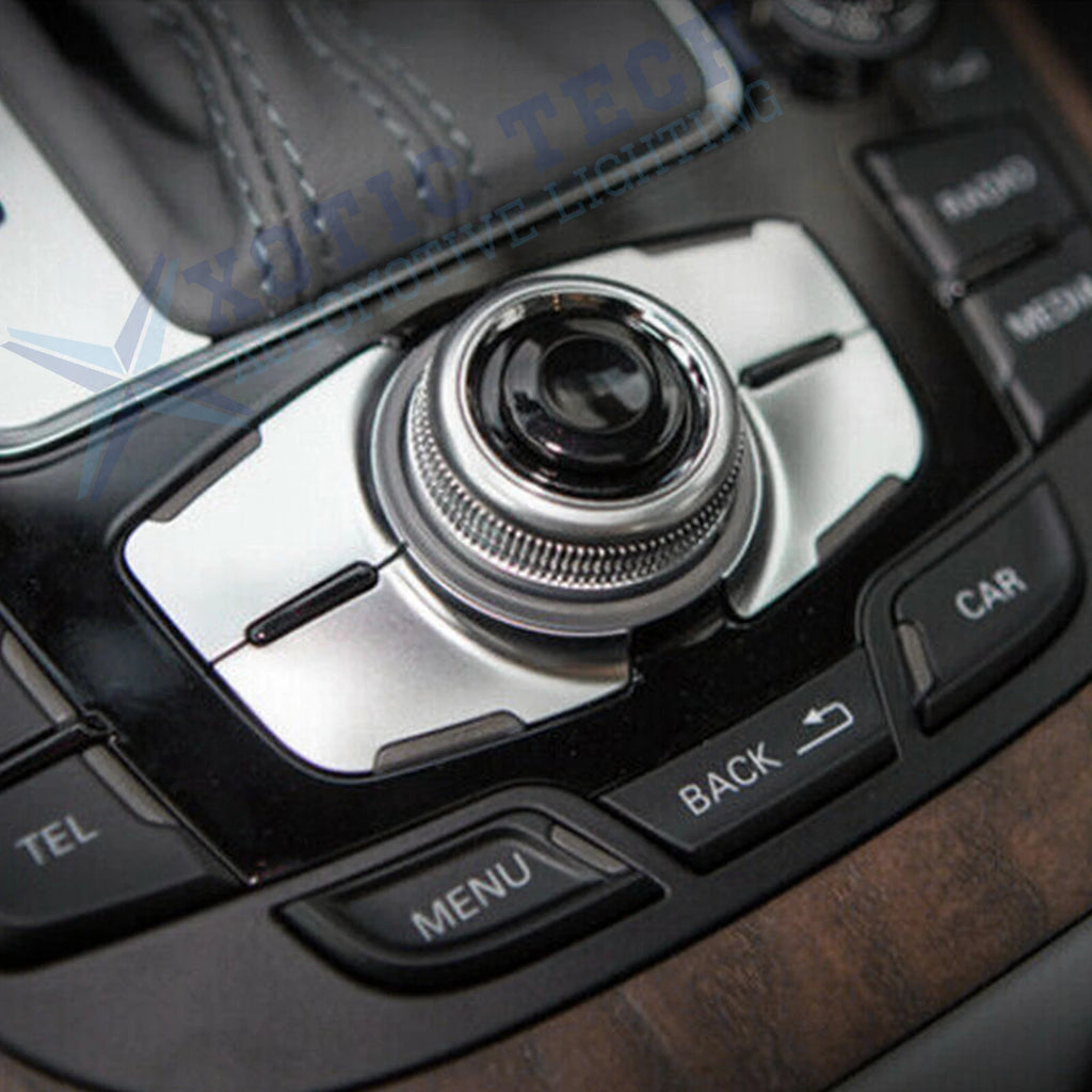 Joystick Center Console Volume Control Knob Cover for Audi A4 A5 Q5 (2013-2015)